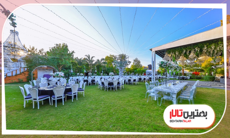 خدمات و امکانات بهترین باغ تالار در گرمدره