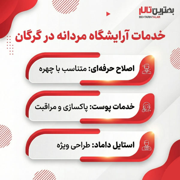 10 تا از بهترین آرایشگاه مردانه در گرگان را بشناسید!