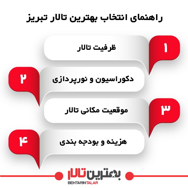 خدمات بهترین تالار تبریز