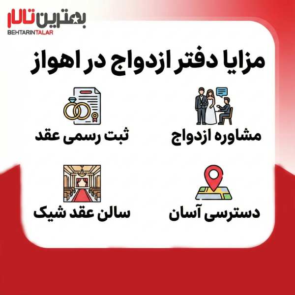 10 تا از بهترین دفتر ازدواج در اهواز را بشناسید!